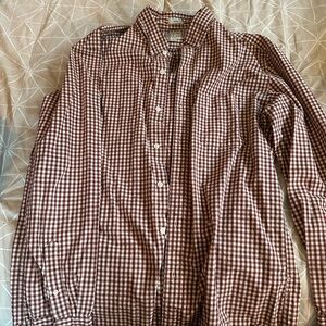 Red/Brown Checkered Men's Shirt